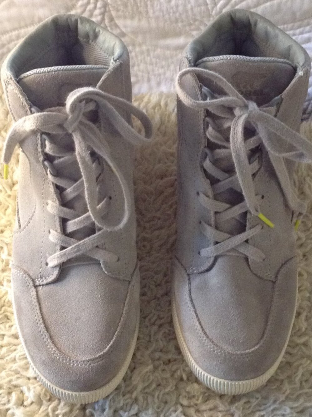 Sorel W 7.5 Suede Out & About Wedge Sneaker/Bootie Quiet Lux Quality Funky Chic